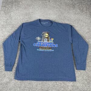 Kansas Jayhawks Shirt Mens Extra Large 2022 National Champions Basketball